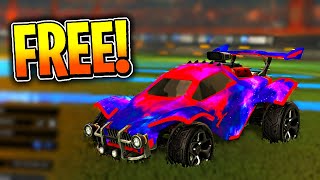 Rocket League How To Get INTERSTELLAR Decal For FREE [upl. by Edijabab]