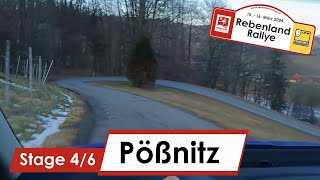 Rebenland Rallye 2024 Stage 46 Pößnitz  POV Recce [upl. by Nerraw]