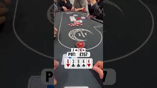 OVERBET on the RIVER as a BLUFF pokertime pokerlove pokernight [upl. by Tnomal]