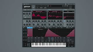 Serum TutorialHow to Make BANG YEDAMWINTERaespa  Officially Cool Water Wobble Chord [upl. by Firestone]