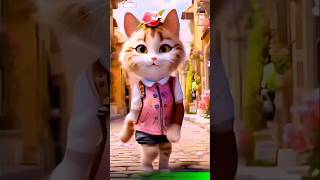 Hii Hii Jawani le doobi🐈💗 funny dance cartoon video shorts [upl. by Initof464]