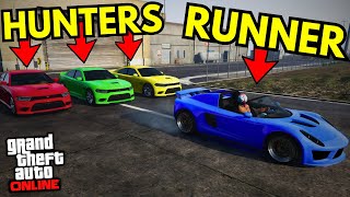 COIL VOLTIC vs BUFFALO STX GTA 5 MANHUNT [upl. by Ravens305]