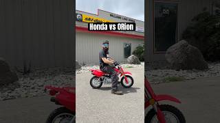 Honda CRF 50 vs Orion Electric Bike Comparison  What Do YOU Ride honda [upl. by Victoria]