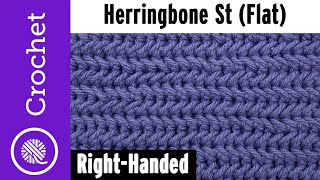 How to Crochet Herringbone Stitch [upl. by Rednav177]