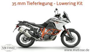 KTM 1090 Adventure Tieferlegung  Lowering Kit [upl. by Azar]