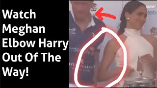 Watch Meghan Elbow Harry Out Of The Way More Craziness From THAT Polo Event [upl. by Magna373]