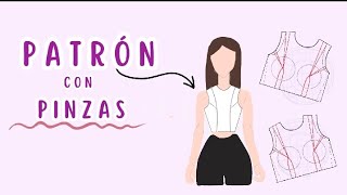 Patrón Básico Con Pinzas  Tutorial [upl. by Nannoc]