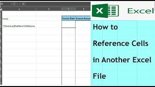 How to Reference Cells in Another Excel File  Excel Tips for Linking Data [upl. by Llerred856]