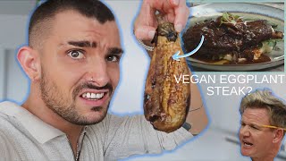 I Tried Following a Gordon Ramsay Cooking Tutorial  Viral Vegan Steak [upl. by Jurgen]