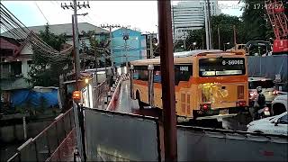 20241107 l BANGKOK l SAMSEN l SOPHON l TEMPORARY BRIDGE l RAINING l TO SKID l INBOUND l C11 [upl. by Nerty910]