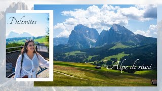 Italy Trip  Episode  7  Italian Dolomites  Beautiful Alpe Di Suisi 🤩💖 [upl. by Eybba]