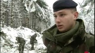 Arrivée de militaires dans les Vosges [upl. by Oliy]