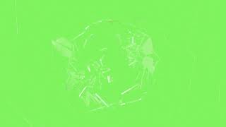 Glass Shatter Green Screen l Glass Shatter Effect Overlay l HD [upl. by Breed]