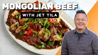 Jet Tilas Mongolian Beef  In the Kitchen with Jet Tila  Food Network [upl. by Libyc]