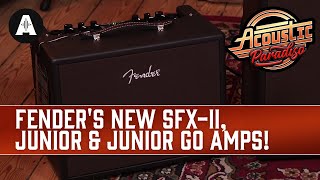 Fender’s NEW FeatureRich Acoustic Amplifiers  They’re Portable Versatile amp Affordable [upl. by Erait757]