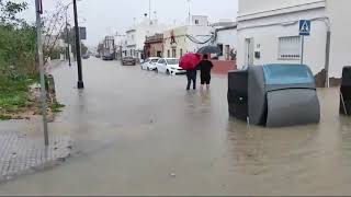 Efectos de la dana en Chiclana [upl. by Edrei865]