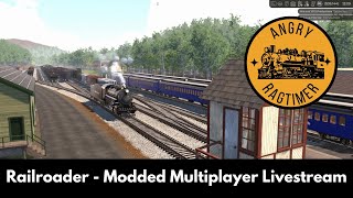 Railroader  Modded Multiplayer Map Livestream [upl. by Nyad991]