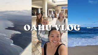 OAHU VLOG  spending the day in oahu eating a bunch beach day [upl. by Pamela]