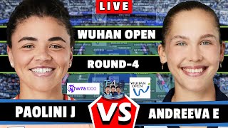 🔴LIVE Andreeva E vs Paolini J • Wuhan Open 2024  round4 Andreeva Paolini tennis wta atp [upl. by Denzil332]