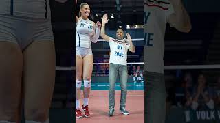 10ft Woman Volleyball Stars Dance Moves Will Blow Your Mind Tall Girl tallmodel  Tall Woman [upl. by Winnah]