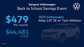 Explore More with the 2024 Volkswagen Atlas 20T SE w Tech 4Motion  Lease Offers [upl. by Awram453]