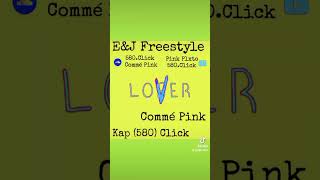 Kap 580 Click x Commé pink  EampJ Freestyle [upl. by Lindley458]