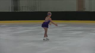 FELICIA HOLTERMAN  PreJuvenile Women U11 Free Program  2018 Sectionals ABNWTNUN [upl. by Gamali759]