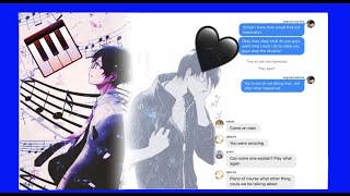 Kageyamas past∼🖤💙∼Kageyama as Kousei Arima AUAngstTextsYour lie in April x HaikyuPart 1 [upl. by Maryjane247]