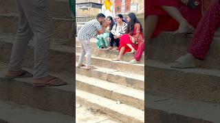 Touching feet prank 😱🤯 youtubeshorts trending [upl. by Amaty]