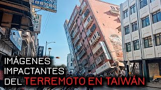 Nuevas imágenes impactantes del terremoto en Taiwán 2024  75 [upl. by Tarryn]