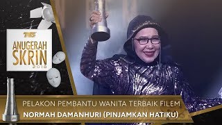 Pelakon Pembantu Wanita Terbaik Filem  Normah Damanhuri Pinjamkan Hatiku  ASK2018 [upl. by Aitra155]