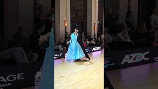 Azerbaijan Dance Festival 2024 U16 Matvey Philippov  Alina Ilin slow waltz [upl. by Etiuqram]