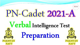 PNCadet 2021A Most Important Verbal Intelligence Test Questions  Pak Navy Verbal Test  EduSmart [upl. by Arun53]