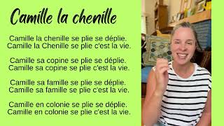 Camille la chenille  Chanson de jeu de doigts pour enfants [upl. by Normy]