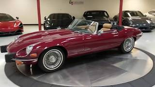 1973 Jaguar EType V12 For Sale at GT Auto Lounge [upl. by Adnilre334]