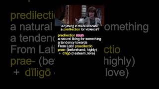 Word of the Day  predilection  Cinematic Tutorial vocabulary educational shorts [upl. by Abeu]