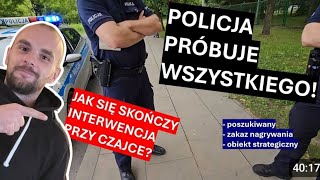 POLICJANCI PRÓBUJĄ OHYDNIE PODEJSC AUDYT OBYWATELSKI  ANALIZA [upl. by Nerrad69]