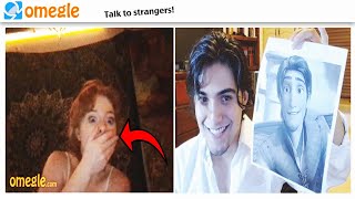 Flynn Rider SHOCKS STRANGERS on Omegle  Rapunzel in The Real Life [upl. by Eellek]