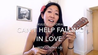 Cant Help Falling in Love  fingerpicking  Ukulele Tutorial [upl. by Naivaf]