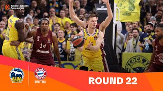 ALBA BerlinFC Bayern Munich  Round 22 Highlights  202324 Turkish Airlines EuroLeague [upl. by Carolle226]