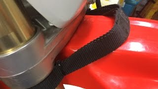 Front Tugger Pull Strap Rope Cheap DIY dirt bike CRF [upl. by Cohberg594]