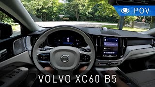 Volvo XC60 B5 AWD 250 KM Ultimate Dark 2023  POV Drive  Project Automotive [upl. by Airan]