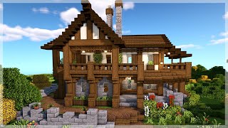 Minecraft How to Build a Large Medieval House [upl. by Jacinta]