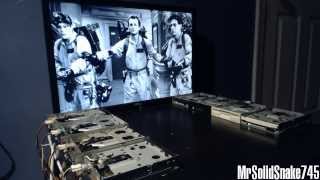 Ghostbusters Theme on eight floppy drives [upl. by Atinuaj]