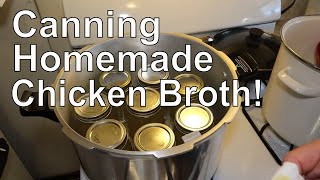 Homemade Chicken Broth [upl. by Anavi526]