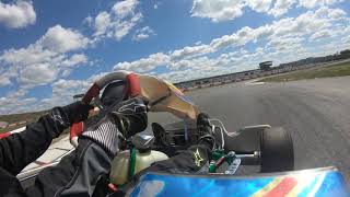 Hot Lap Onboard Finn Stiak Arena E Mülsen Rotax Max Senior Kraft Motorsport 30052020 [upl. by Cappello120]