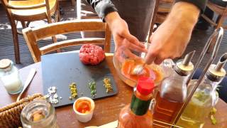 How to make steak tartare [upl. by Einahpts]