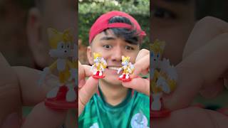 DULCES CON JUGUETES SONIC😱🍩🪀shorts humor [upl. by Illac]