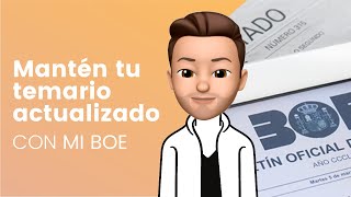 ¿Cómo mantener mi temario ACTUALIZADO MI BOE para Agentes de Hacienda Pública [upl. by Nnayram]