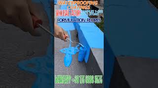 POLYURETHANE WATERPROOFING JS WATERPROOFING TRANSPARENT WATERPROOFING SBS WATERPROOFING RECIPES [upl. by Caddaric]